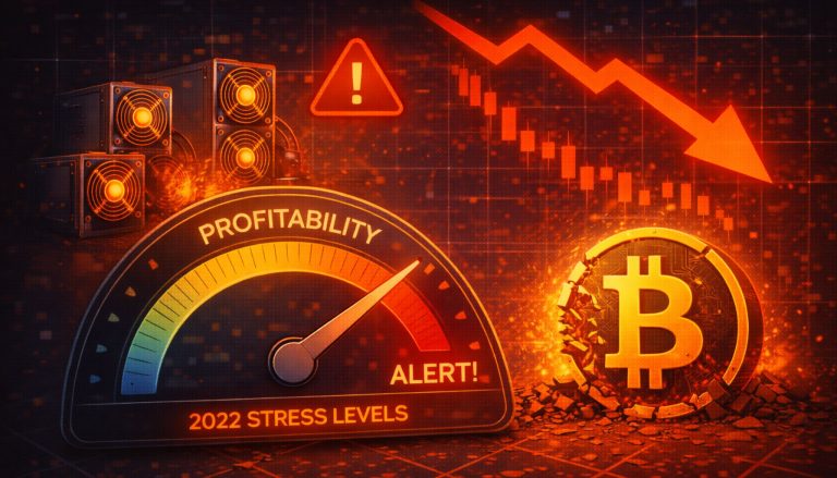 Bitcoin Mining Economics Flash Warning: Profitability Nears 2022 Stress Levels