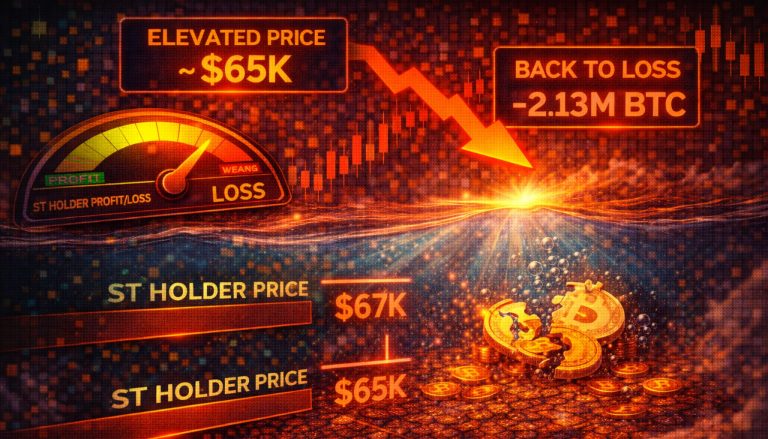 Short-Term Bitcoin Holders Return To Losses Despite Elevated Price Levels – Details Short-Term Bitcoin Holders Return To Losses Despite Elevated Price Levels – Details
