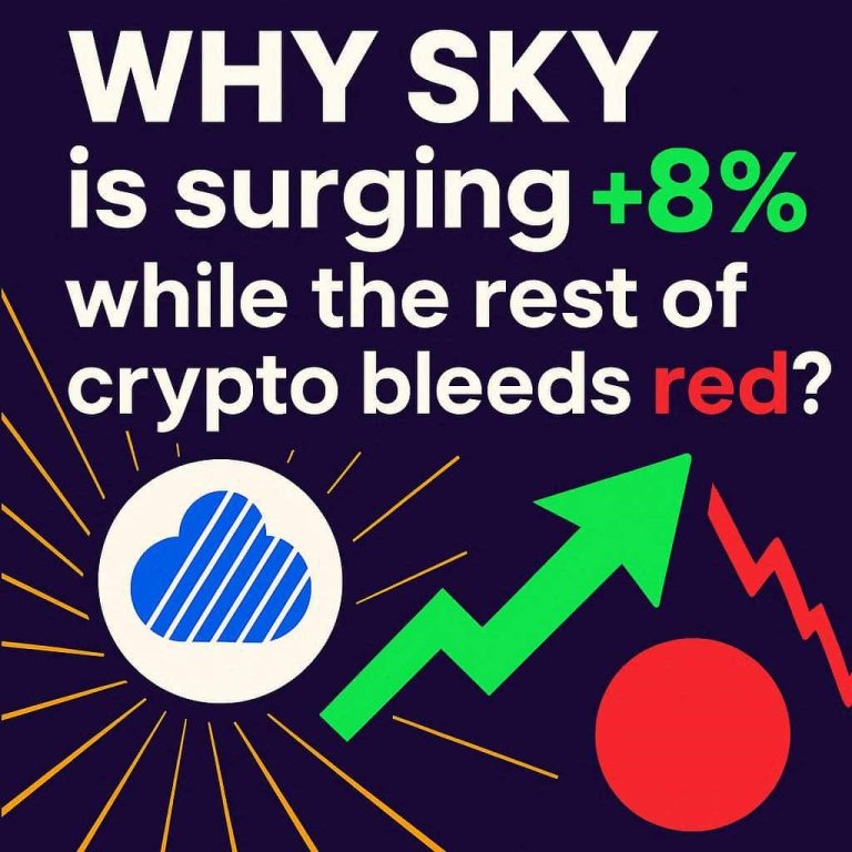 Why SKY Is Surging +8% While The Rest of Crypto Bleeds Red? Why SKY Is Surging +8% While The Rest of Crypto Bleeds Red?