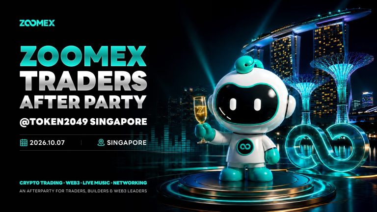 Zoomex to Host Traders After Party During TOKEN2049 Singapore, Connecting Traders and the Web3 Community